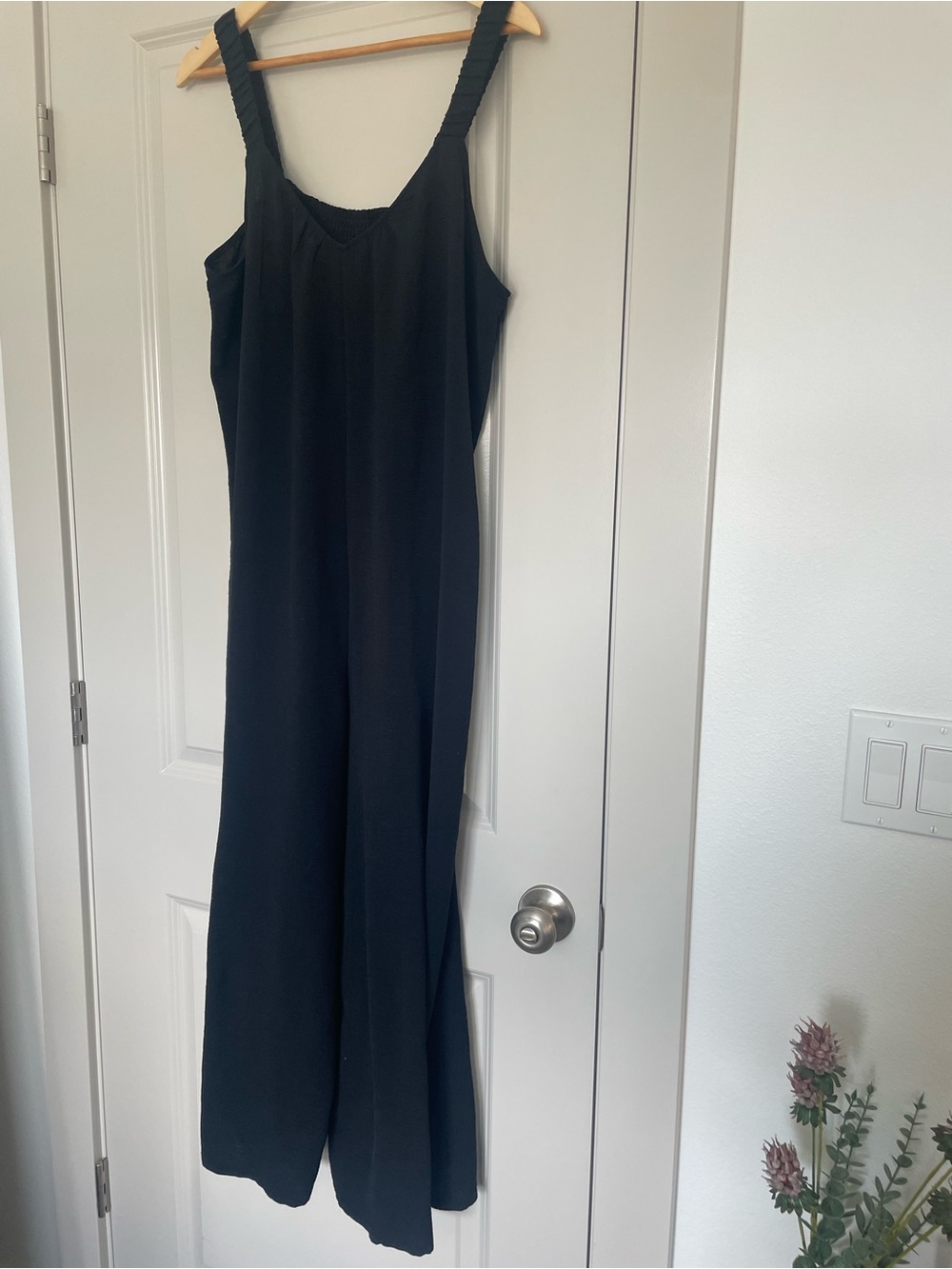 Maurices Black Wide-Leg Jumpsuit
